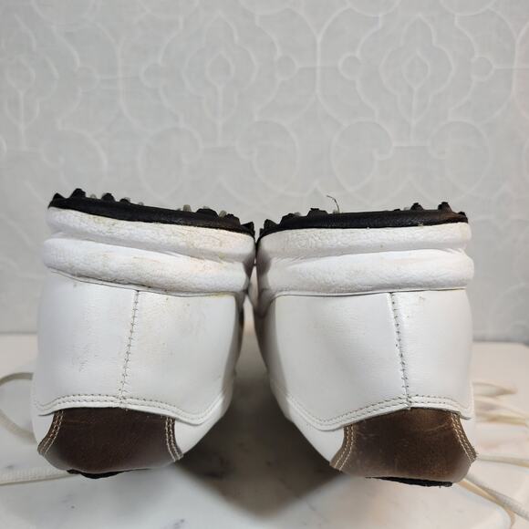 FootJoy Mens Golf Shoes 11.5W White Leather Lace Up Soft Spikes Sneaker 57930 main image 9